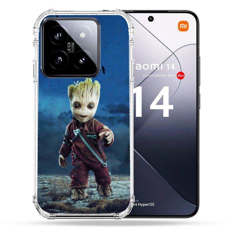 Coque Renforcée Pour Xiaomi 14 Groot Bleu