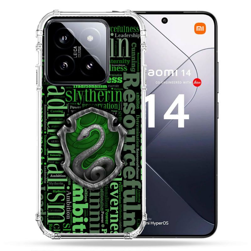 Coque Renforcée Pour Xiaomi 14 Harry Potter Serpentar