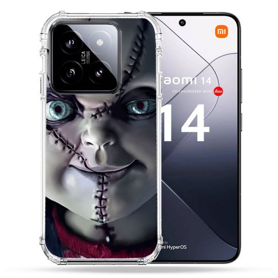 Coque Renforcée Pour Xiaomi 14 Horreur Chucky Cicatrice