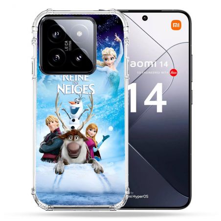 Coque Renforcée Pour Xiaomi 14 La Reine Des Neiges