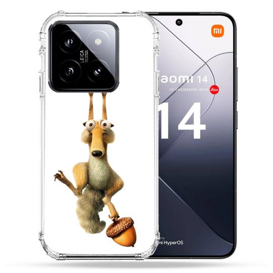 Coque Renforcée Pour Xiaomi 14 L'âge de Glace Scratch Suspendu