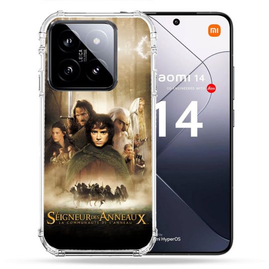 Coque Renforcée Pour Xiaomi 14 Le seigneur Des Anneaux Affiche