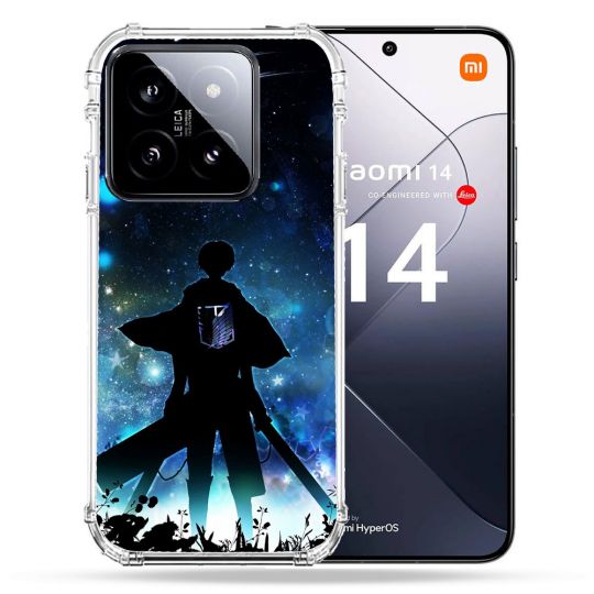 Coque Renforcée Pour Xiaomi 14 Manga Attaque Titans Levi