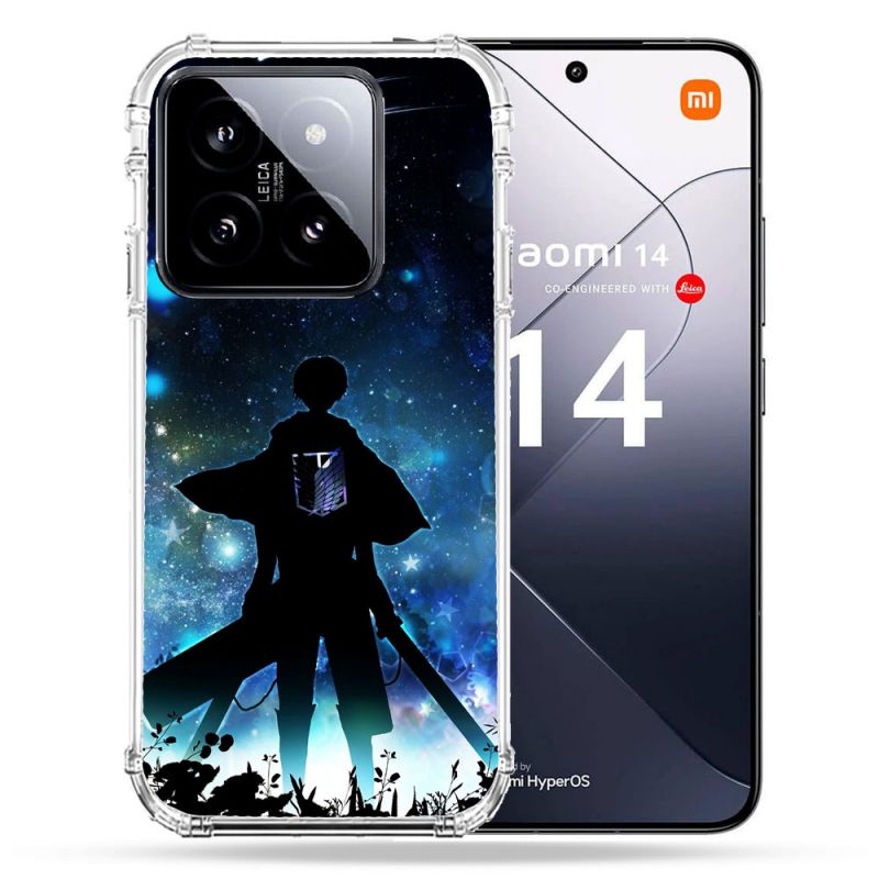 Coque Renforcée Pour Xiaomi 14 Manga Attaque Titans Levi