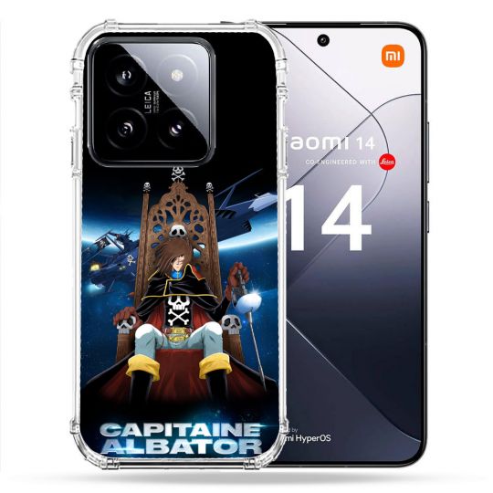 Coque Renforcée Pour Xiaomi 14 Manga Capitaine Albator