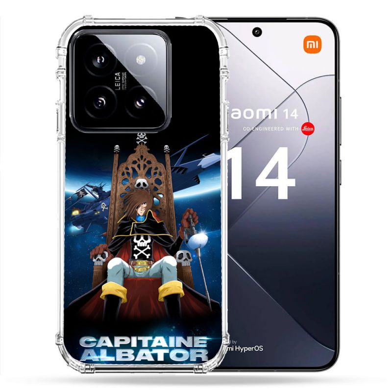 Coque Renforcée Pour Xiaomi 14 Manga Capitaine Albator