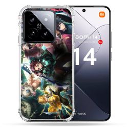Coque Renforcée Pour Xiaomi 14 Manga Demon Slayer Groupe