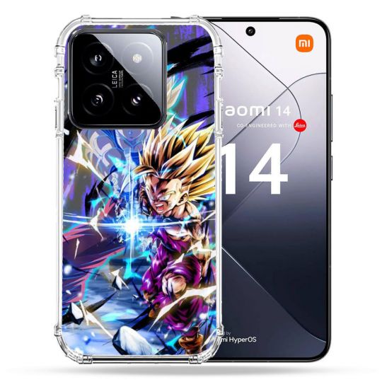 Coque Renforcée Pour Xiaomi 14 Manga Dragon Ball Sangohan Duo