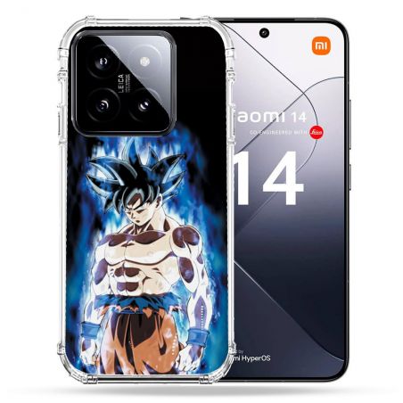 Coque Renforcée Pour Xiaomi 14 Manga Dragon Ball Sangoku Noir