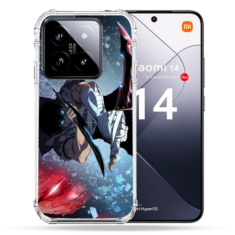 Coque Renforcée Pour Xiaomi 14 Manga Solo Leveling Sung Epee