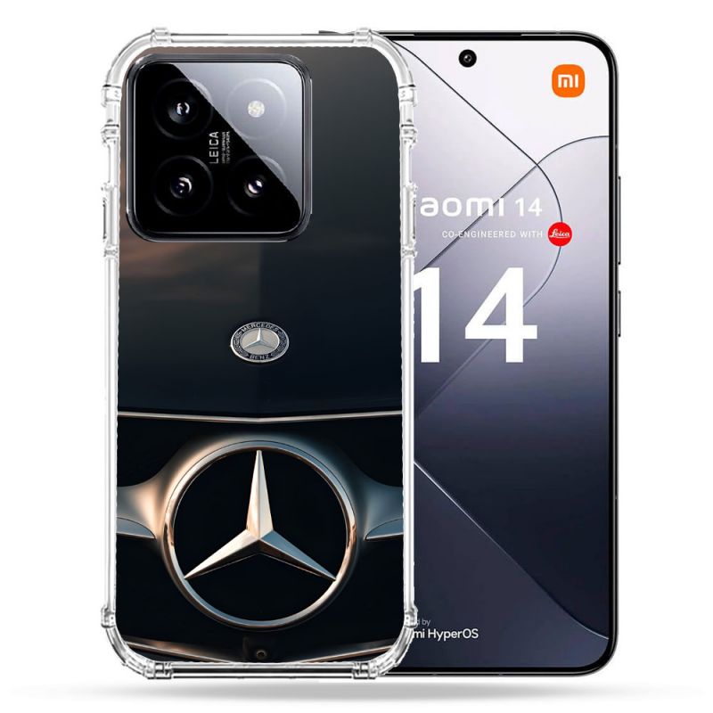 Coque Renforcée Pour Xiaomi 14 Mercedes Calendre