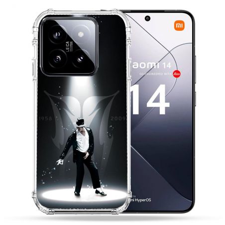 Coque Renforcée Pour Xiaomi 14 Michael Jackson Noir
