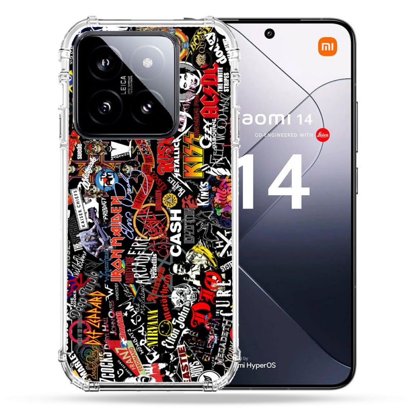 Coque Renforcée Pour Xiaomi 14 Musique Rock Groupe