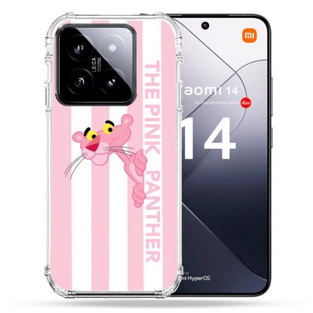 Coque Renforcée Pour Xiaomi 14 Panthere Rose