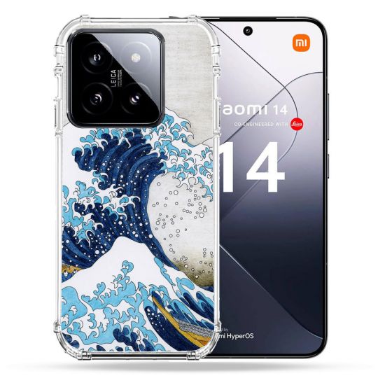 Coque Renforcée Pour Xiaomi 14 Peinture La Grande Vague