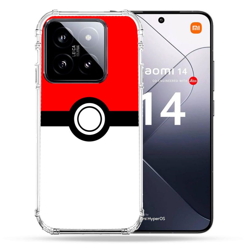 Coque Renforcée Pour Xiaomi 14 Pokemon Pokeball