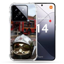 Coque Renforcée Pour Xiaomi 14 Pompier Casque Camion