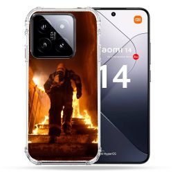 Coque Renforcée Pour Xiaomi 14 Pompier Escalier