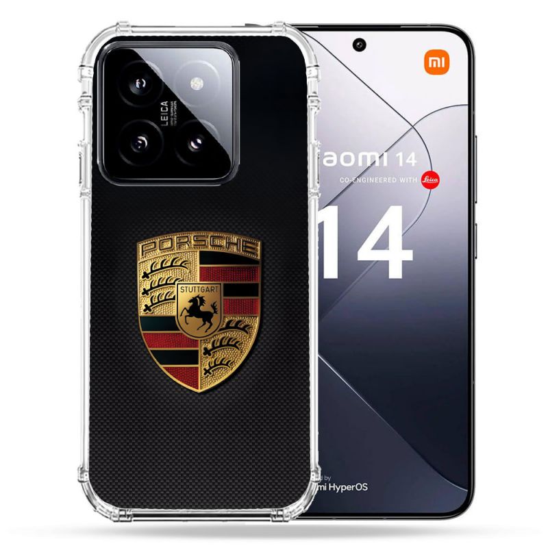 Coque Renforcée Pour Xiaomi 14 Porsche Carbone