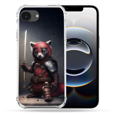 Coque Renforcée Pour Iphone 16e Animal Raton Samouraï