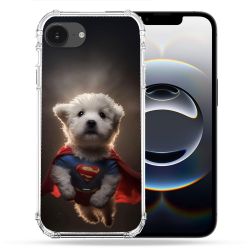 Coque Renforcée Pour Iphone 16e Animal Super Chien