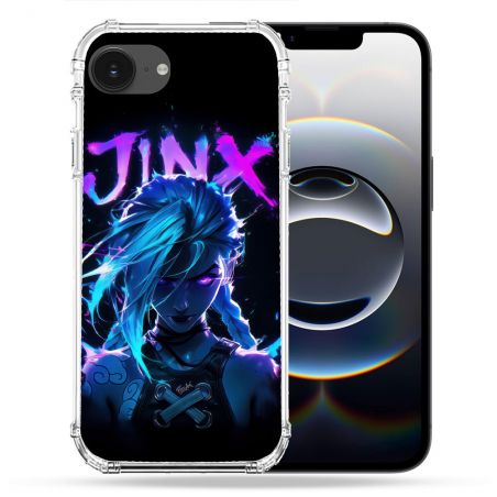 Coque Renforcée Pour Iphone 16e Arcane Jinx Night