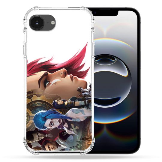 Coque Renforcée Pour Iphone 16e Arcane Jinx Sœur