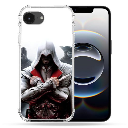 Coque Renforcée Pour Iphone 16e Assassin Creed Mask