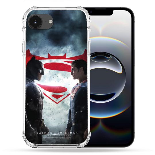 Coque Renforcée Pour Iphone 16e Batman VS Superman