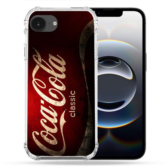 Coque Renforcée Pour Iphone 16e Coca Cola Classique