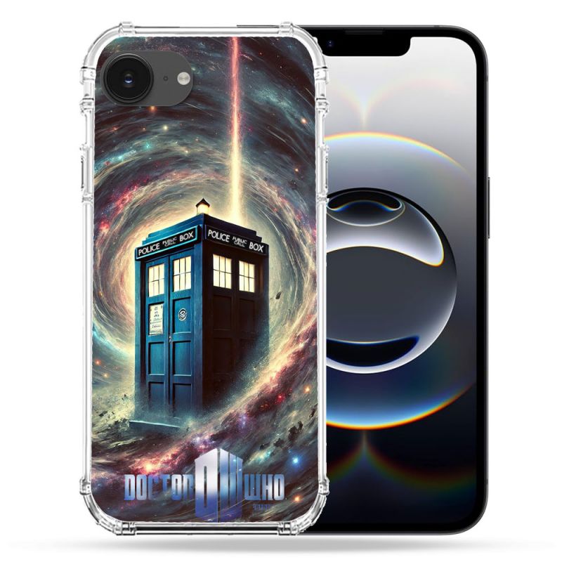 Coque Renforcée Pour Iphone 16e Dr Who Tardis Univers