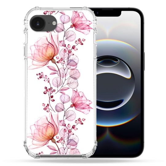 Coque Renforcée Pour Iphone 16e Fleur Eclosion