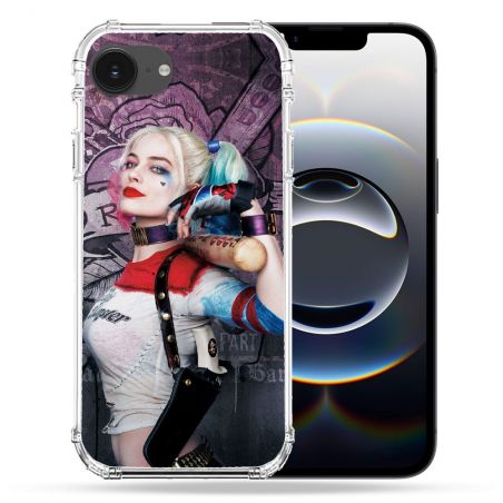 Coque Renforcée Pour Iphone 16e Harley Quinn Batte