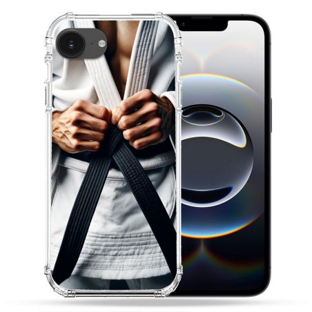 Coque Renforcée Pour Iphone 16e Kimono Ceinture