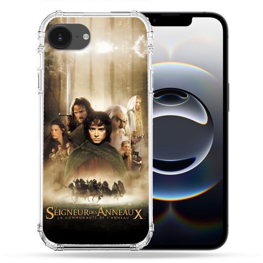 Coque Renforcée Pour Iphone 16e Le seigneur Des Anneaux Affiche