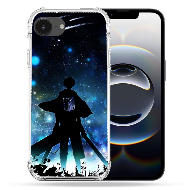 Coque Renforcée Pour Iphone 16e Manga Attaque Titans Levi