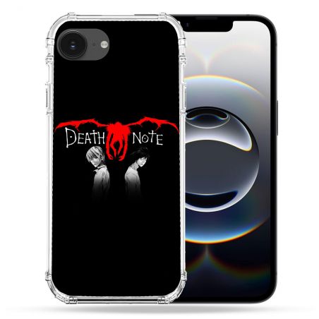 Coque Renforcée Pour Iphone 16e Manga Death Note Noir