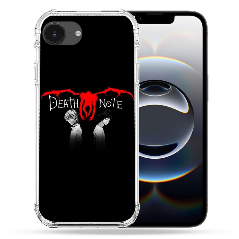 Coque Renforcée Pour Iphone 16e Manga Death Note Noir