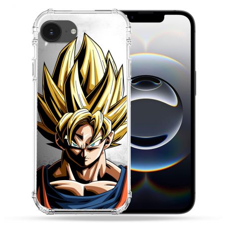 Coque Renforcée Pour Iphone 16e Manga Dragon Ball Sangoku Portrait