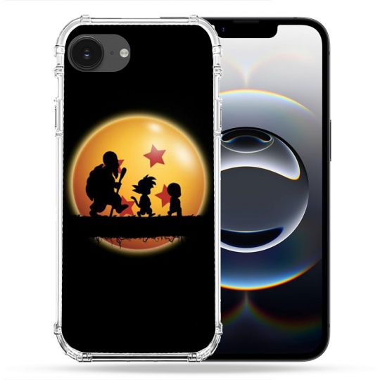 Coque Renforcée Pour Iphone 16e Manga Dragon Ball Vintage