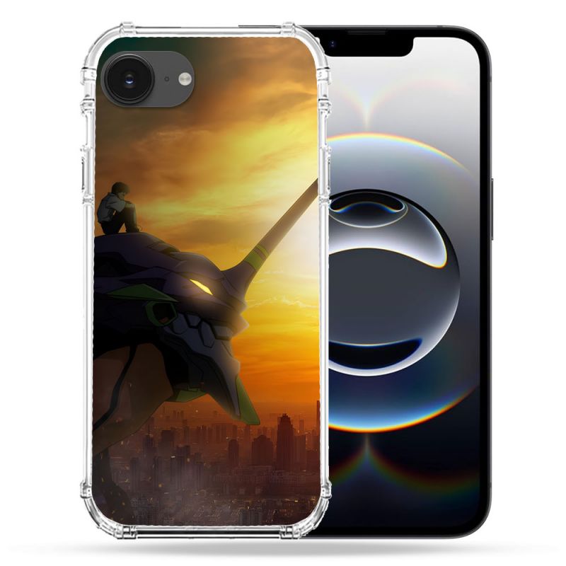 Coque Renforcée Pour Iphone 16e Manga Evangelion
