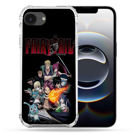 Coque Renforcée Pour Iphone 16e Manga Fairy Tail Logo Team