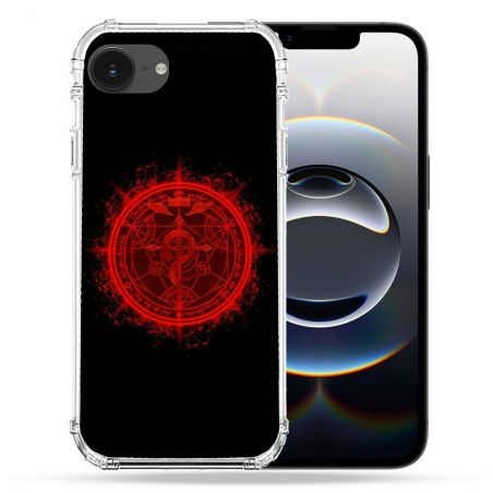 Coque Renforcée Pour Iphone 16e Manga Fullmetal Alchemist Logo