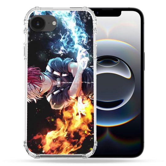Coque Renforcée Pour Iphone 16e Manga My Hero Academia Shoto