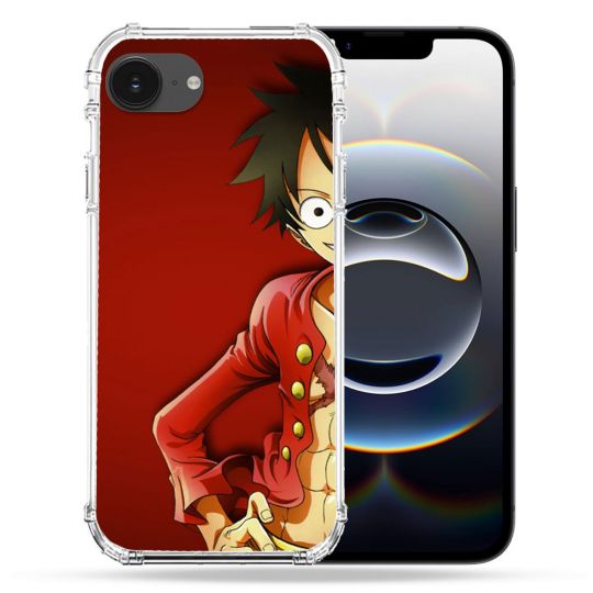Coque Renforcée Pour Iphone 16e Manga One Piece Luffy