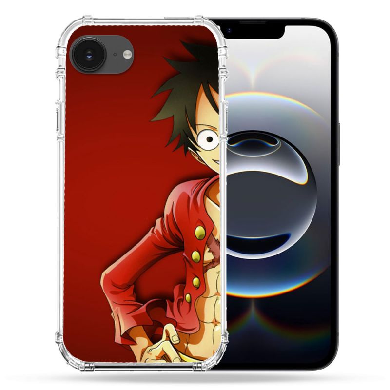 Coque Renforcée Pour Iphone 16e Manga One Piece Luffy