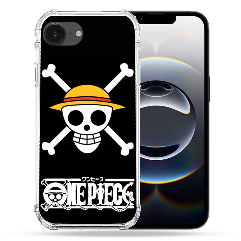 Coque Renforcée Pour Iphone 16e Manga One Piece Tete de Mort