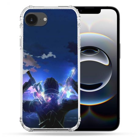 Coque Renforcée Pour Iphone 16e Manga SAO sword Art Online Epee