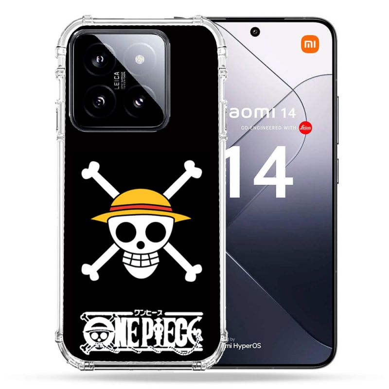 Coque Renforcée Pour Xiaomi 14 Manga One Piece Tete de Mort