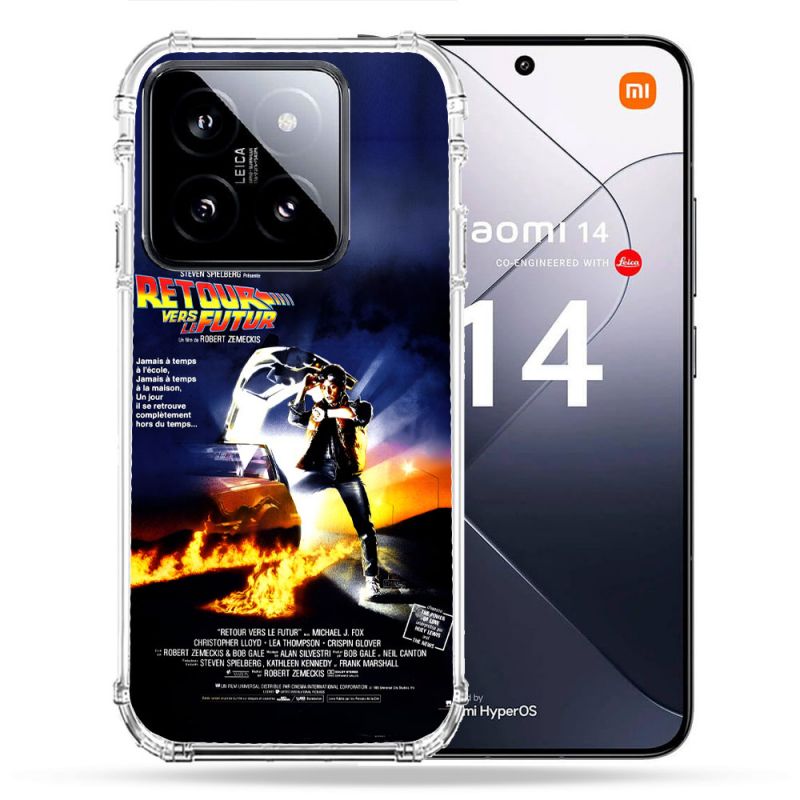 Coque Renforcée Pour Xiaomi 14 Retour Vers Le Futur Affiche